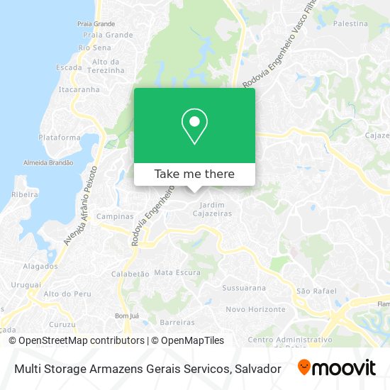 Multi Storage Armazens Gerais Servicos map