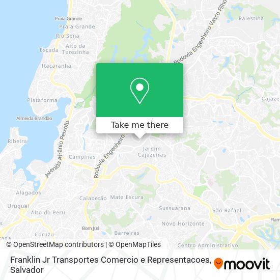 Franklin Jr Transportes Comercio e Representacoes map