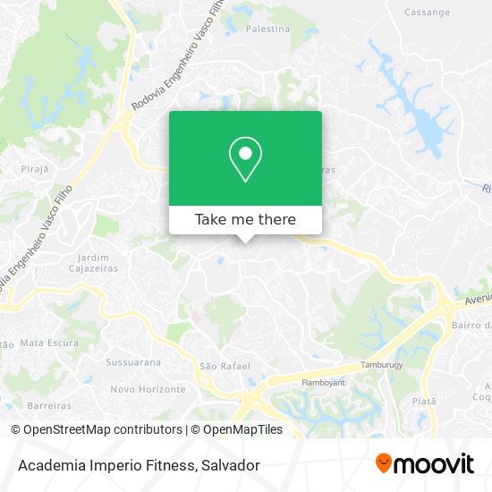 Mapa Academia Imperio Fitness