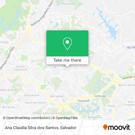 Ana Claudia Silva dos Santos map