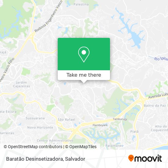 Baratão Desinsetizadora map