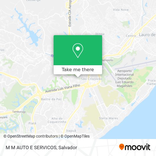 M M AUTO E SERVICOS map