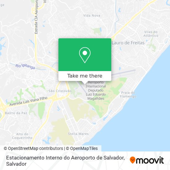 Mapa Estacionamento Interno do Aeroporto de Salvador