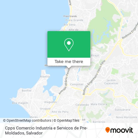 Cpps Comercio Industria e Servicos de Pre-Moldados map