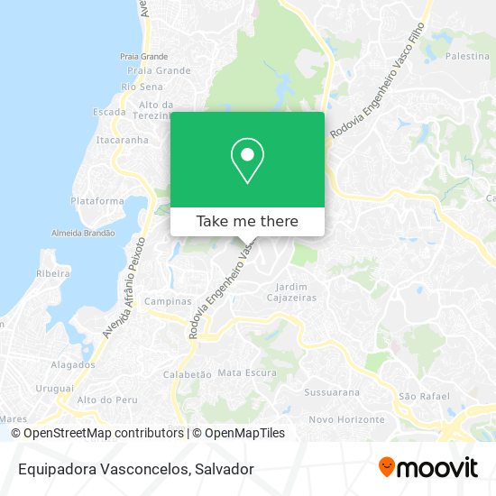Equipadora Vasconcelos map