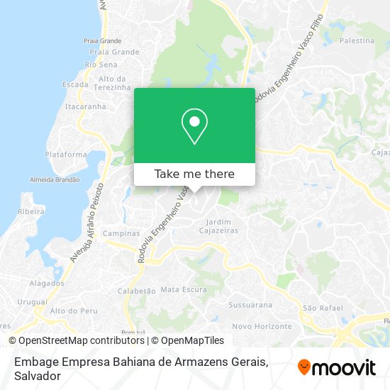 Embage Empresa Bahiana de Armazens Gerais map