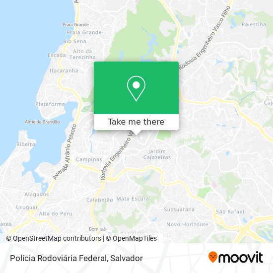 Polícia Rodoviária Federal map