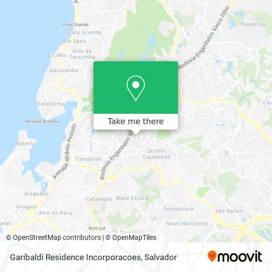 Garibaldi Residence Incorporacoes map