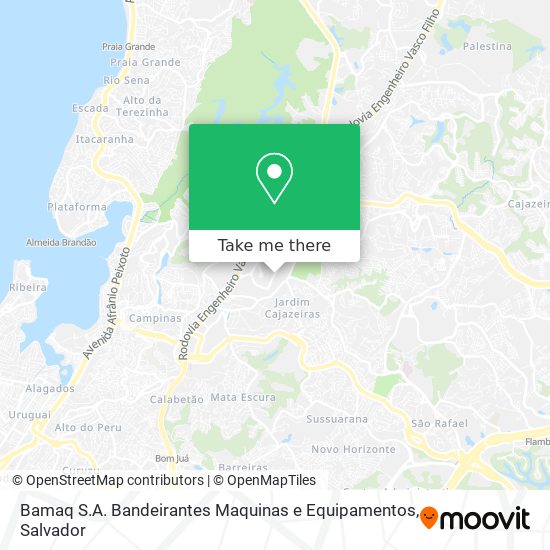 Bamaq S.A. Bandeirantes Maquinas e Equipamentos map