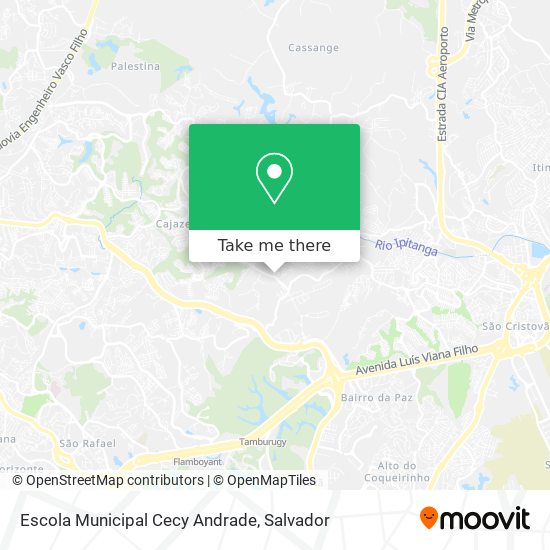 Mapa Escola Municipal Cecy Andrade