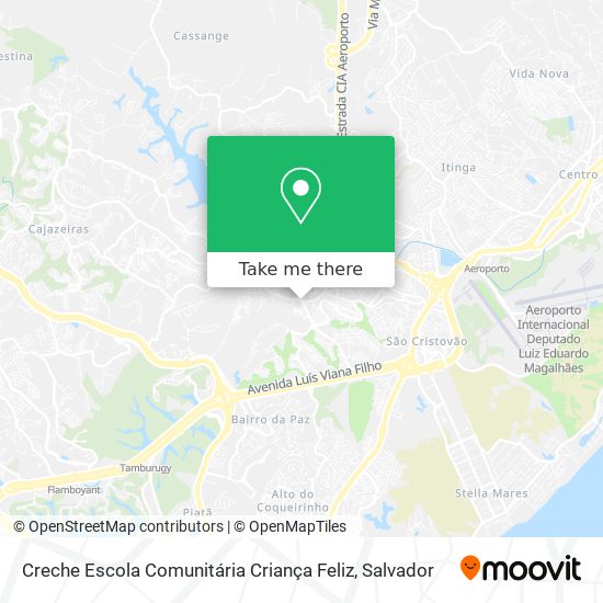 Creche Escola Comunitária Criança Feliz map