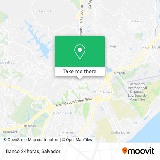 Banco 24horas map