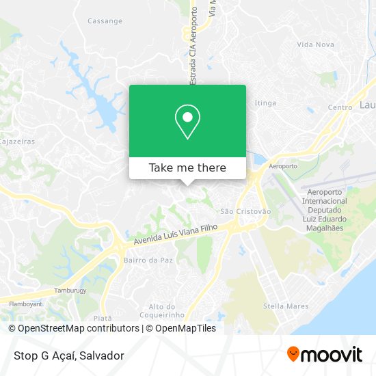 Stop G Açaí map