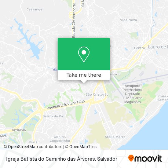 Igreja Batista do Caminho das Árvores map