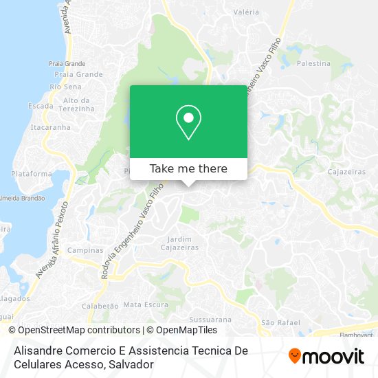 Alisandre Comercio E Assistencia Tecnica De Celulares Acesso map