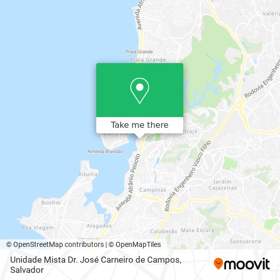 Mapa Unidade Mista Dr. José Carneiro de Campos