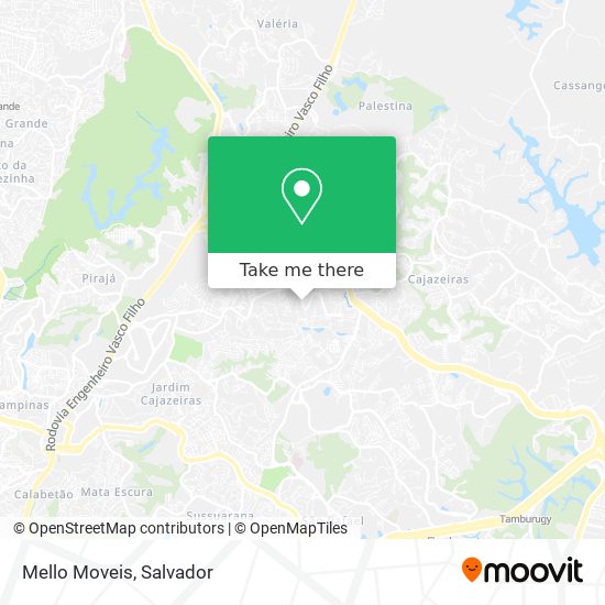 Mello Moveis map