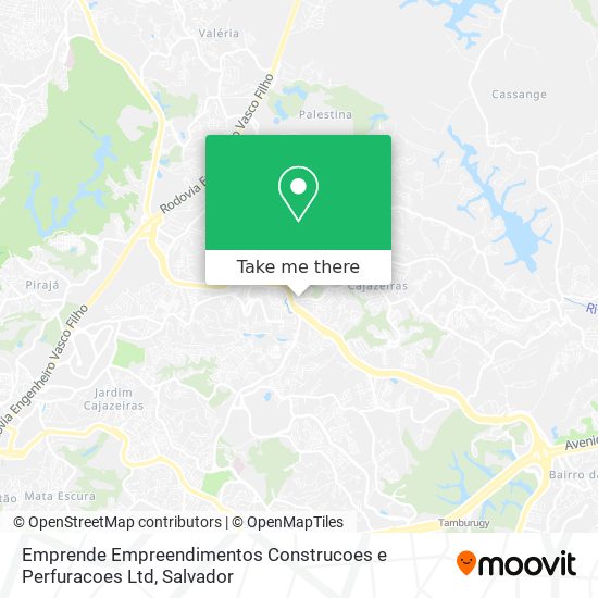 Emprende Empreendimentos Construcoes e Perfuracoes Ltd map