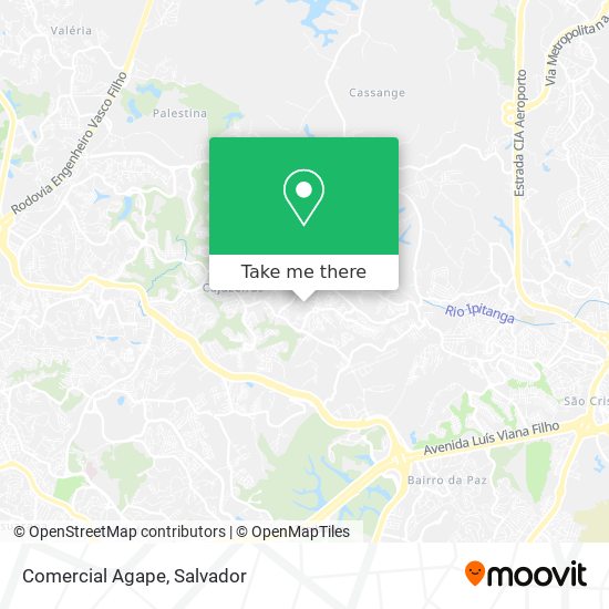 Comercial Agape map