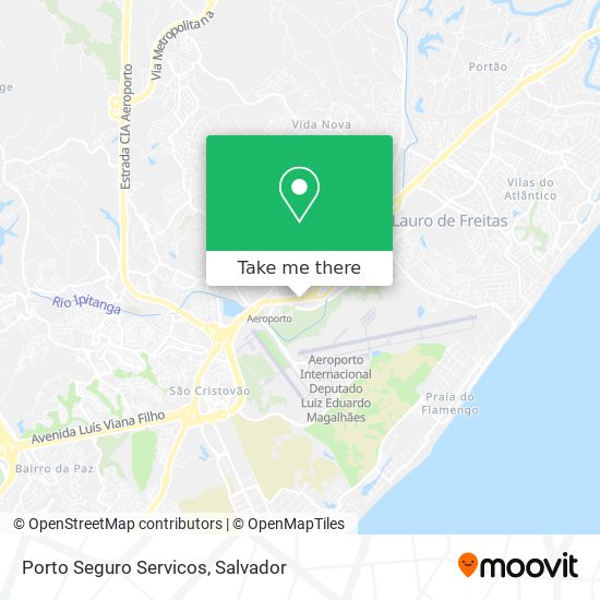 Porto Seguro Servicos map