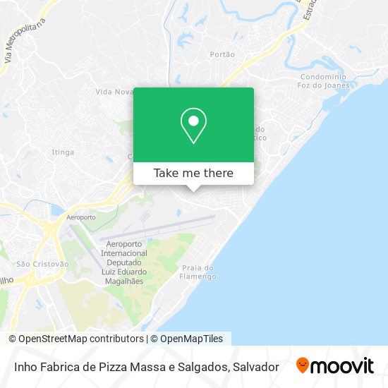 Inho Fabrica de Pizza Massa e Salgados map