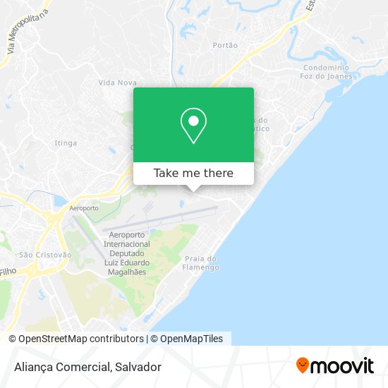 Aliança Comercial map