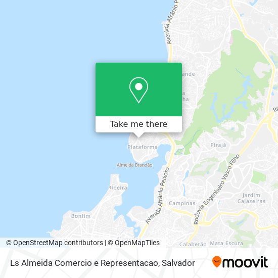 Ls Almeida Comercio e Representacao map