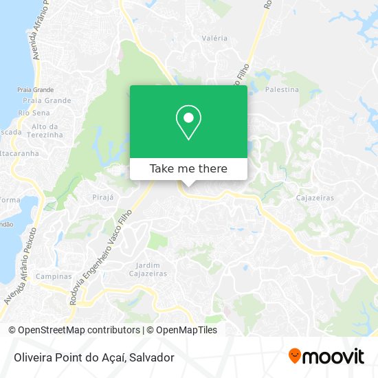 Oliveira Point do Açaí map