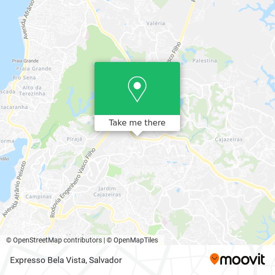 Expresso Bela Vista map