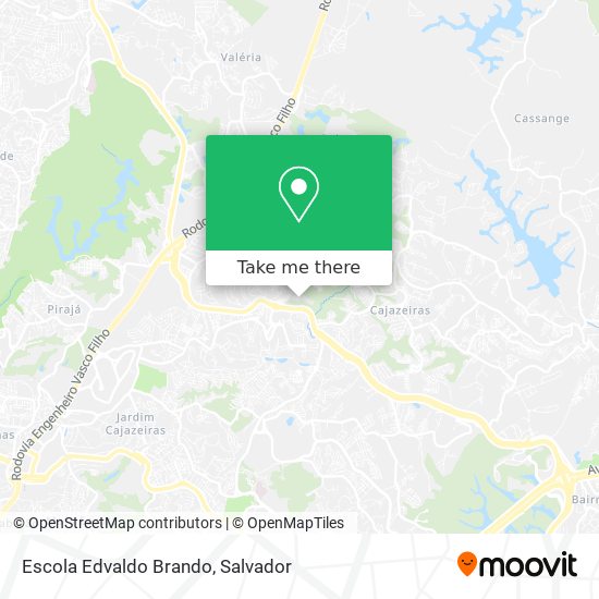 Mapa Escola Edvaldo Brando