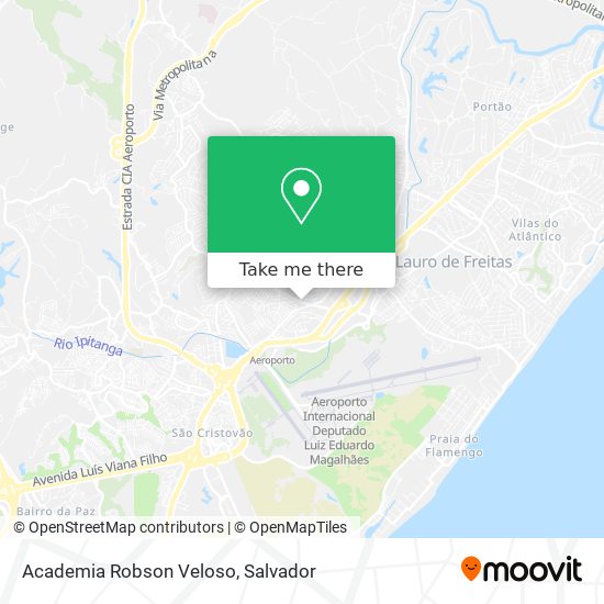 Academia Robson Veloso map