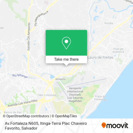 Av.Fortaleza N605, Itinga-Terra Plac Chaveiro Favorito map