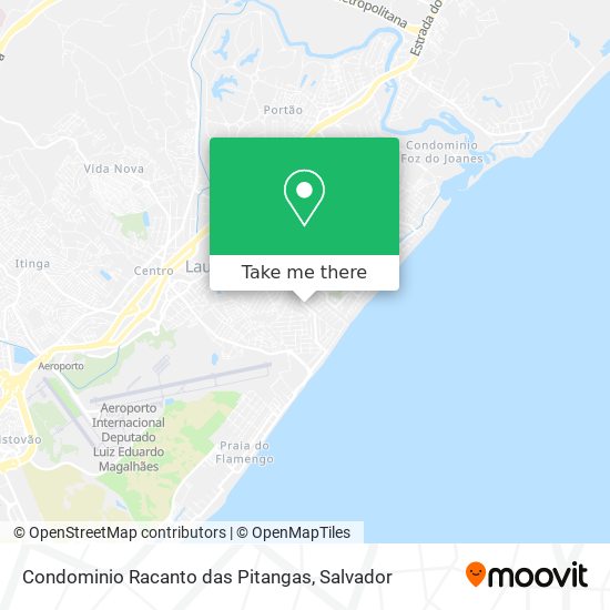Condominio Racanto das Pitangas map
