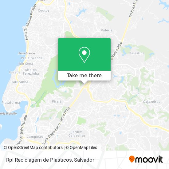 Rpl Reciclagem de Plasticos map