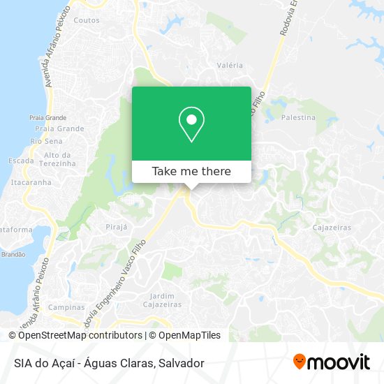 Mapa SIA do Açaí - Águas Claras