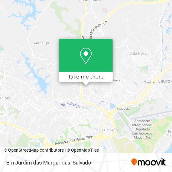 Em Jardim das Margaridas map