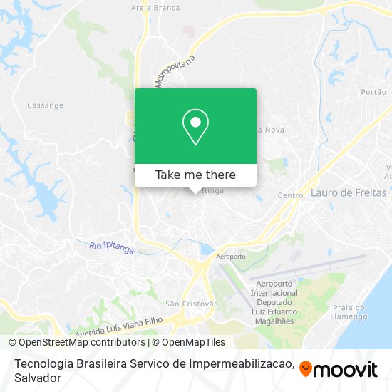 Tecnologia Brasileira Servico de Impermeabilizacao map