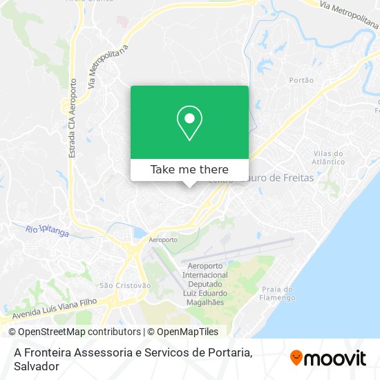 A Fronteira Assessoria e Servicos de Portaria map