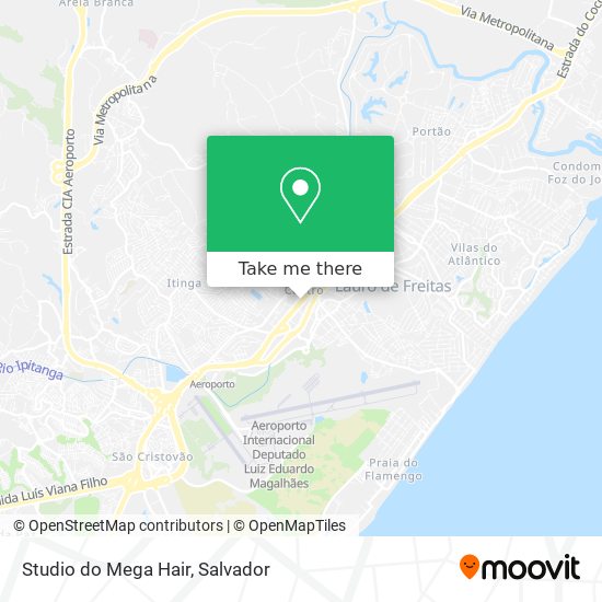 Studio do Mega Hair map