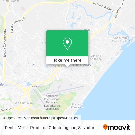Dental Müller Produtos Odontológicos map