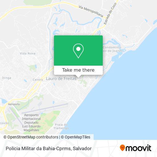 Polícia Militar da Bahia-Cprms map