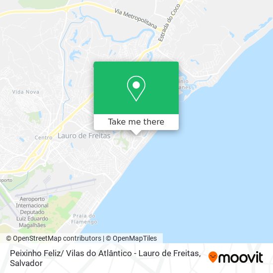 Mapa Peixinho Feliz/ Vilas do Atlântico - Lauro de Freitas