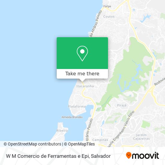 W M Comercio de Ferramentas e Epi map