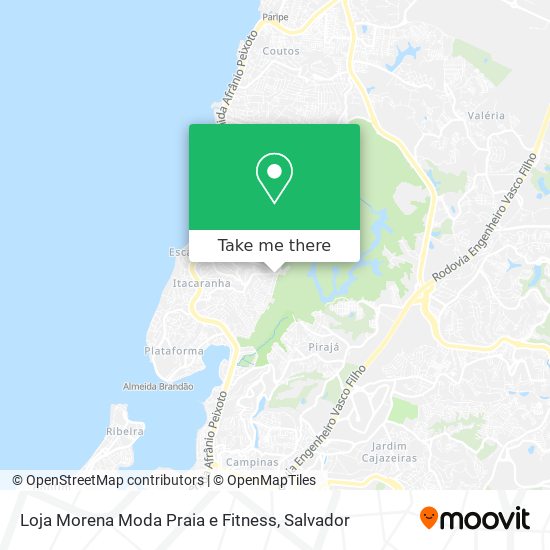 Mapa Loja Morena Moda Praia e Fitness