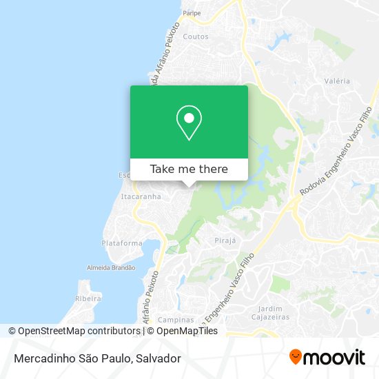 Mercadinho São Paulo map