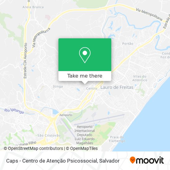 Caps - Centro de Atenção Psicossocial map