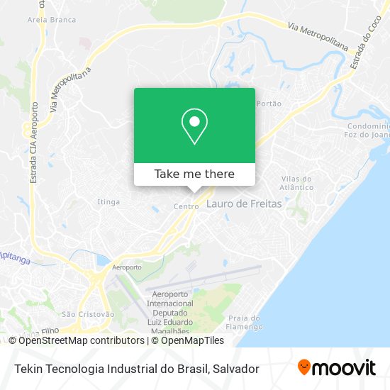 Tekin Tecnologia Industrial do Brasil map