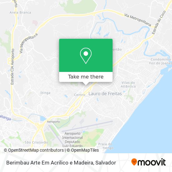 Berimbau Arte Em Acrilico e Madeira map