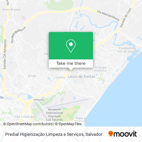 Mapa Predial Higienização Limpeza e Serviços