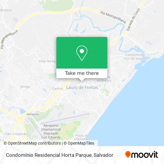 Mapa Condomínio Residencial Horta Parque